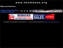 Tablet Screenshot of bendiksen.org